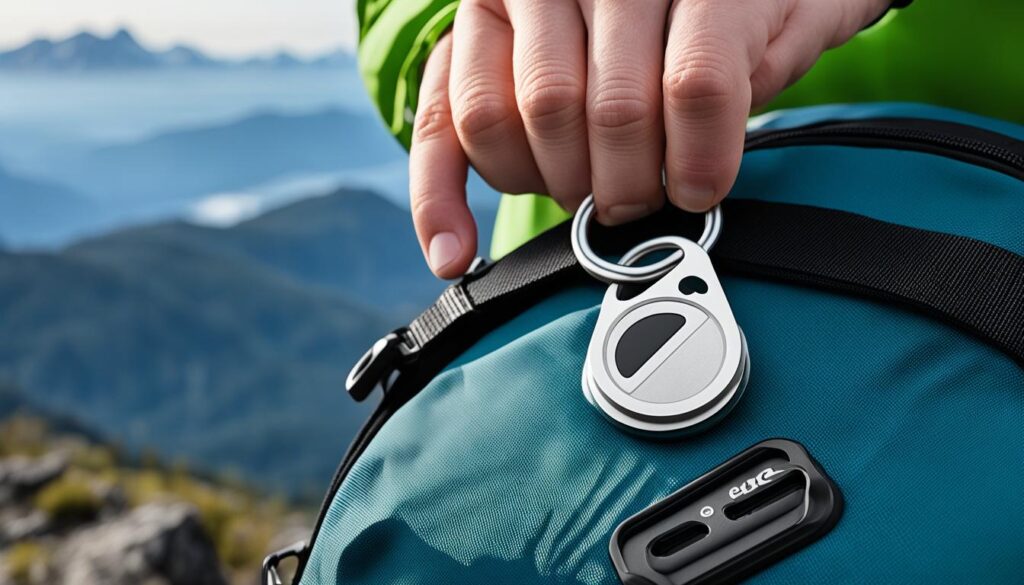 Raptic Link & Lock Carabiner for Apple AirTags