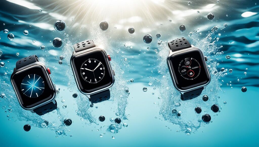 Water-resistant smartwatches