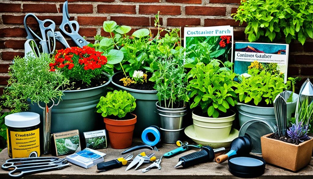 container gardening resources