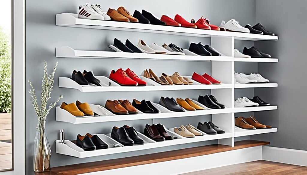 efficient shoe organization