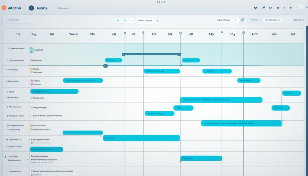 Asana timeline feature