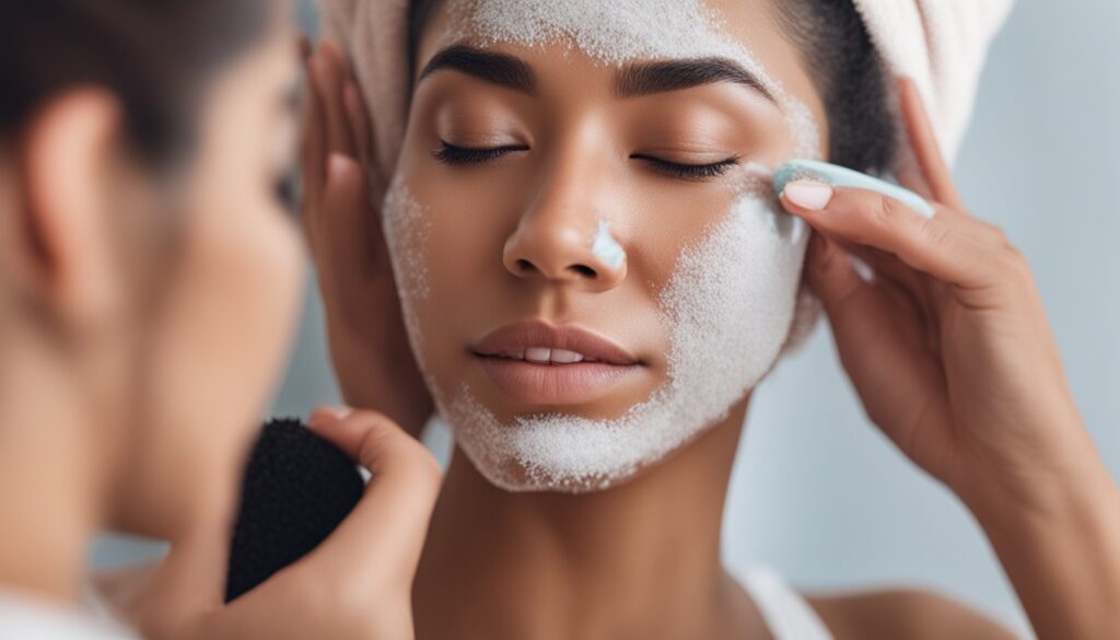 exfoliating for even skin tone