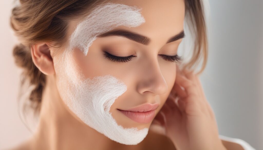 exfoliating for smoother skin