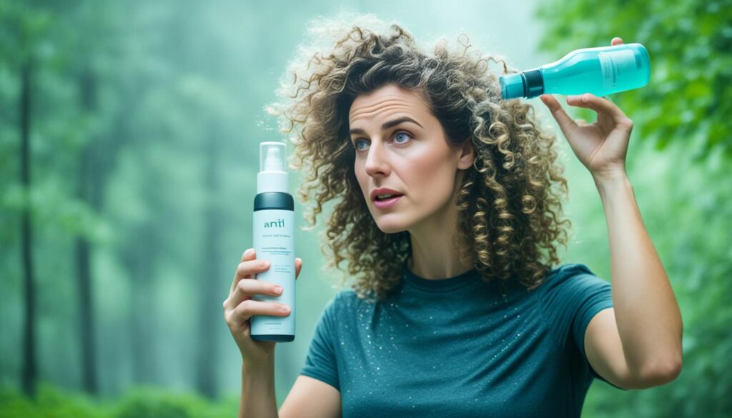 styling curly hair in humidity