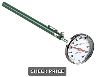AcuRite 00661 Stainless Steel Soil Thermometer