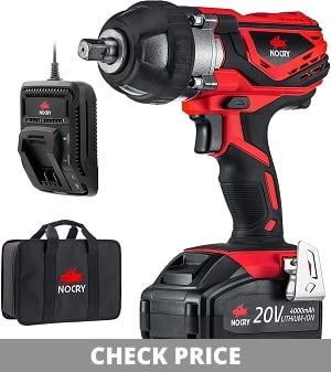 NoCry 20V Cordless Impact Wrench Kit Review