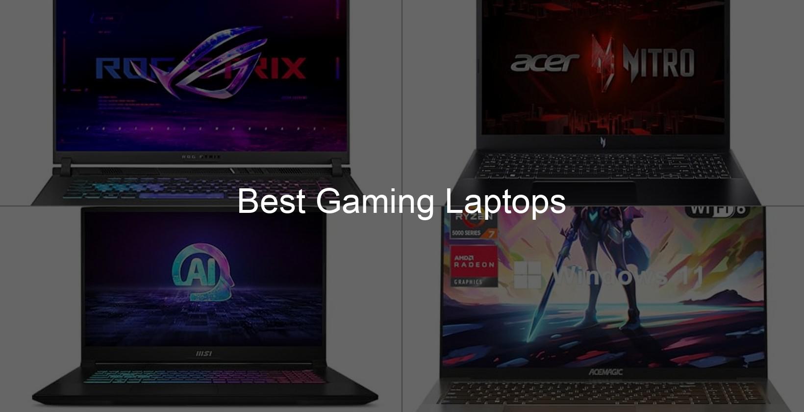 best gaming laptops